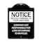 Signmission Bicycle Parking at Your Own Risk Company Not Responsible for Loss or Damage to Bicycle, BW-1824 A-DES-BW-1824-24323 - alternate 1